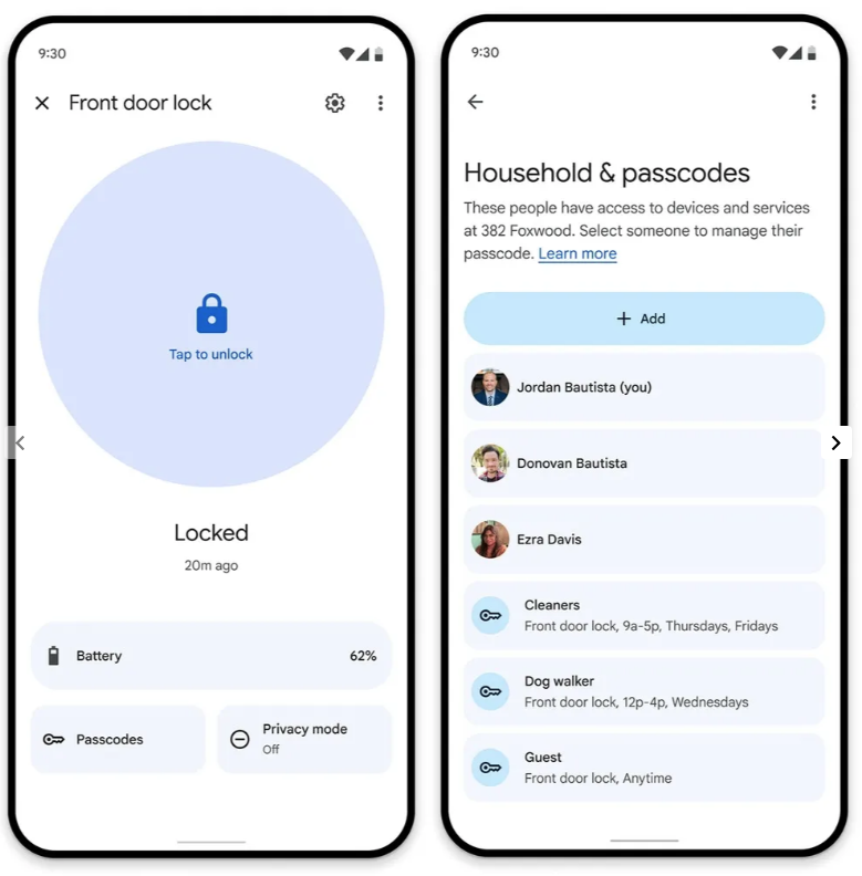 Nest x Yale Lock ora passa a Google Home