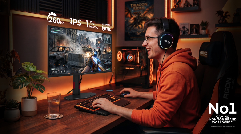 AOC GAMING 25G4ZR: monitor esports da 260 Hz a 139 euro