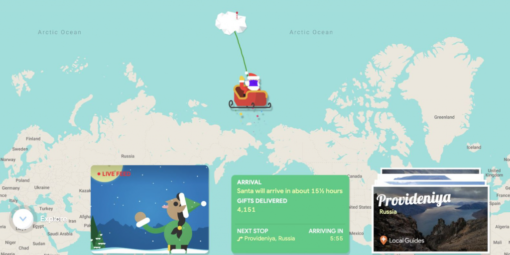 Google Santa Tracker: segui Babbo Natale in tempo reale
