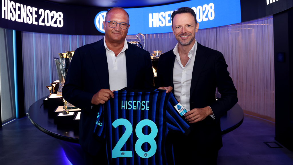 Hisense e Inter rinnovano la partnership fino alla stagione 2027-2028