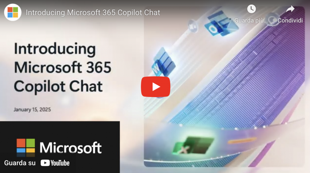 Microsoft 365 Copilot Chat: amplifica la produttività con l'AI