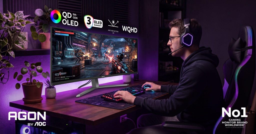 AGON PRO QD-OLED: due nuovi monitor OLED fino a 49 pollici