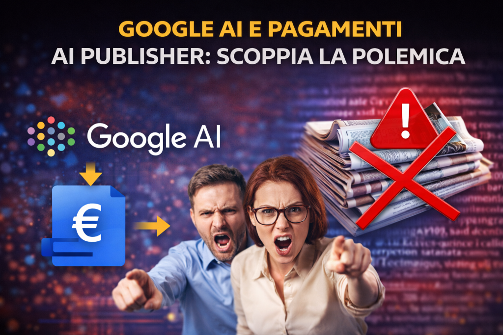 Google AI e pagamenti ai publisher: scoppia la polemica