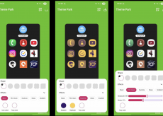 Anche Samsung si fa “di vetro” con il nuovo effetto glass in Theme Park
