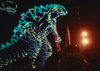 Apple TV record droni: show con Godzilla e Kong