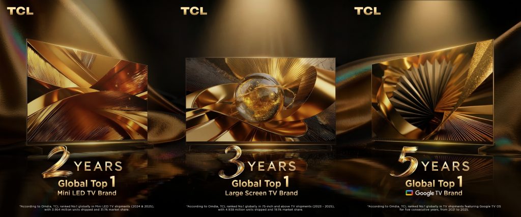 TCL leader TV: dominio su Mini LED e Google TV